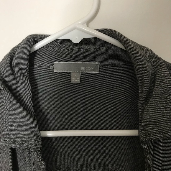 Grey Button Up - Picture 2 of 3